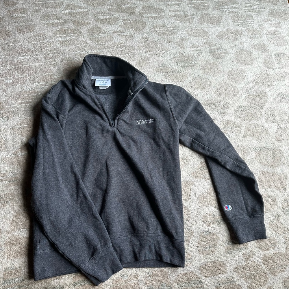 Champion Gray Quarter-Zip Pullover